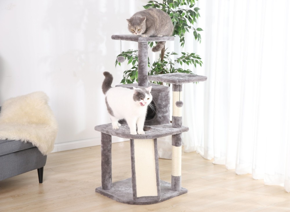 5-Level Multi-Functional Cat Tree Tower Activity Center Playing House Condo 45"