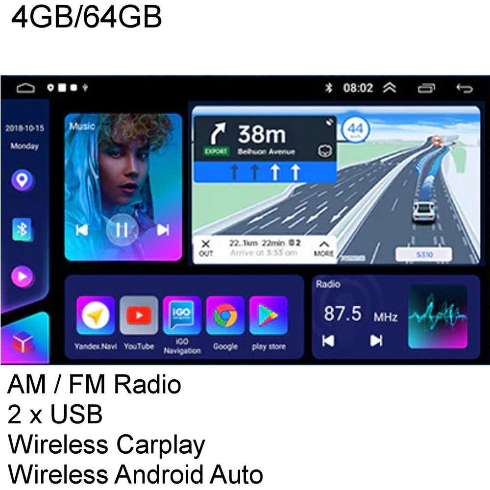 MG ZS GPS WIRELESS APPLE CARPLAY ANDROID AUTO DAB+ DVR TPMS BLUETOOTH CAM 2020