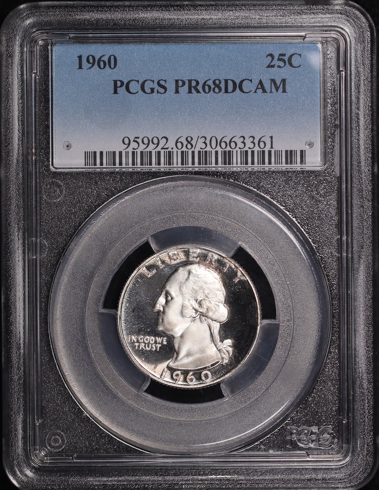 1960 Washington Quarter PCGS PR-68 DCAM