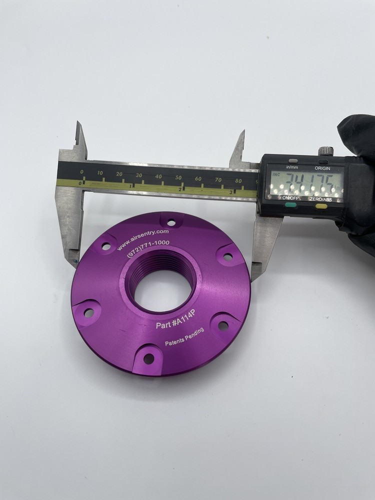 Air Sentry Threaded Collar Bung Adapter Plate Hydraulic A114p