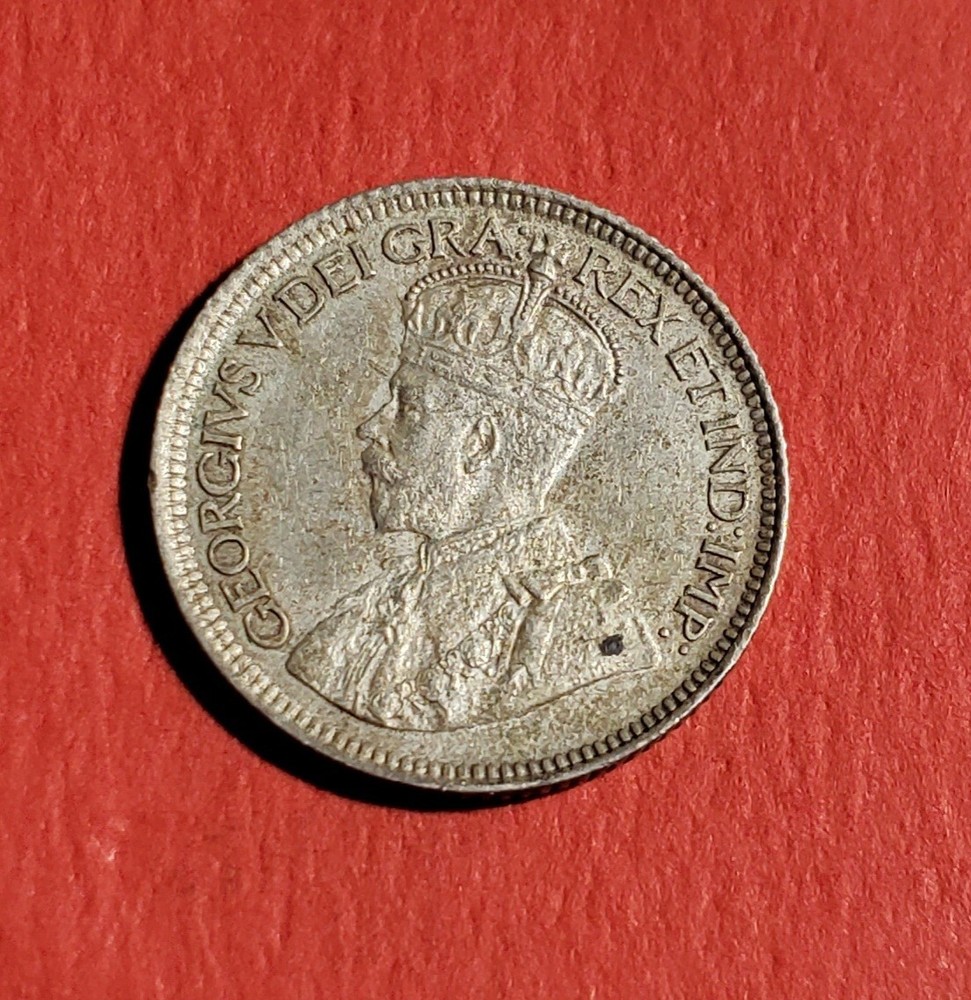 Canada 1918 Silver 10 Cents KM Nice CH AU+