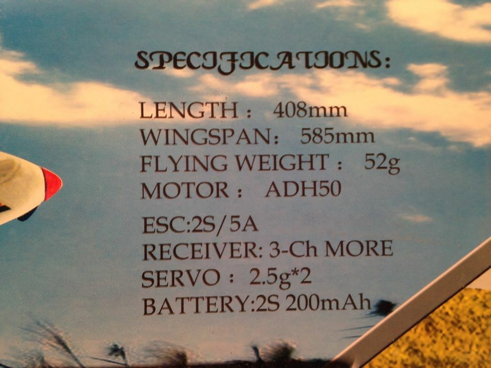 Cushat RC Pusher Glider Airplane - PNP Version