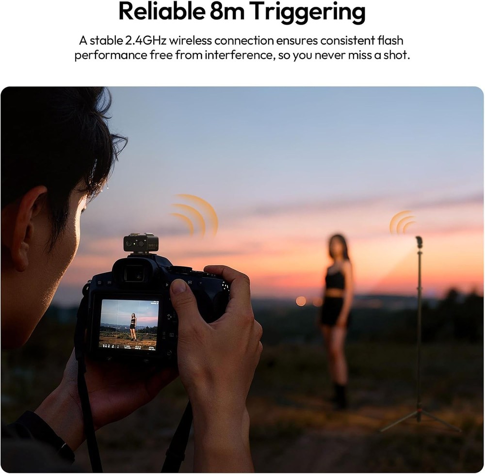 ULANZI Wireless Flash Trigger Universal Camera Hot Shoe