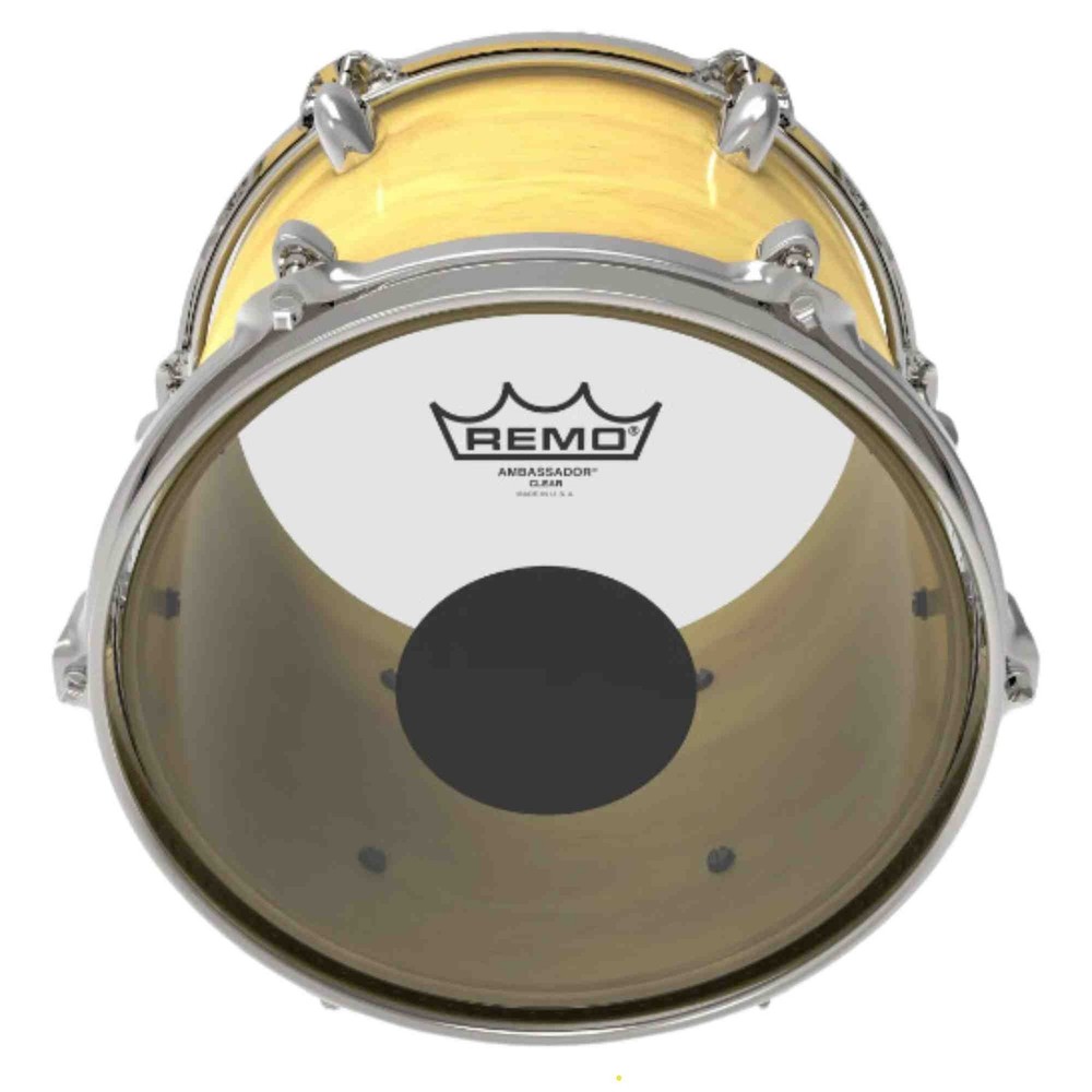 Remo Controlled Sound Clear with Black Dot 10" Drumhead