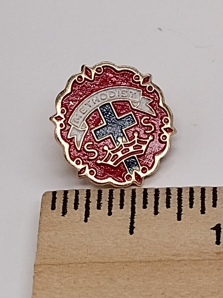 Methodist Sunday School Small Religious Lapel Pin