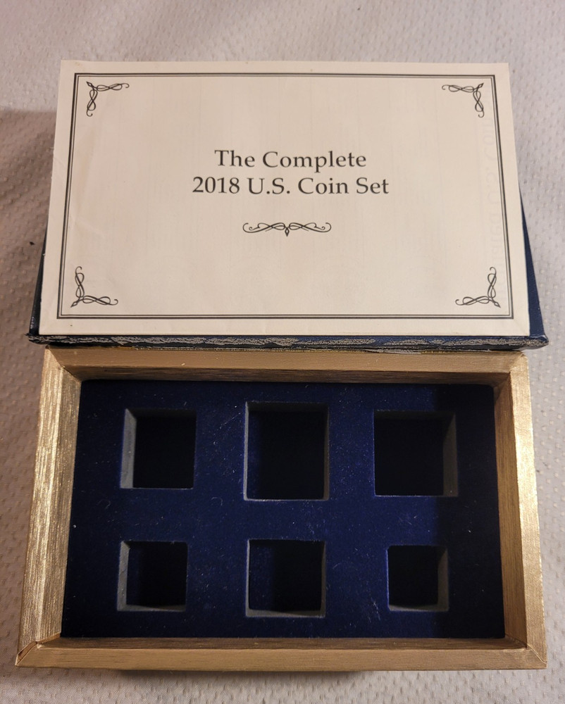 EMPTY PRESENTATION BOX for 2017, 2018 & 2019 Mint Coin Sets