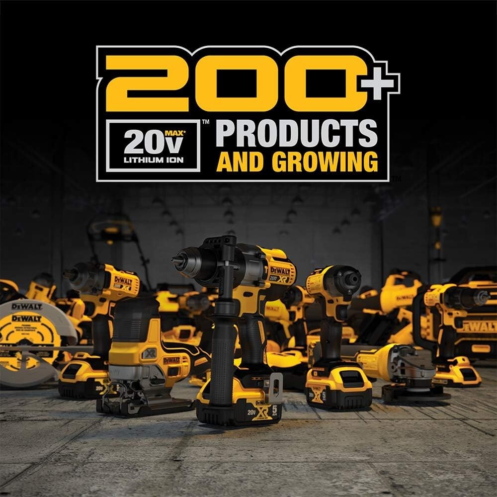 DEWALT 20V MAX LED Work Light, Rechargeable Flashlight, Pivoting Head, (DCL050)