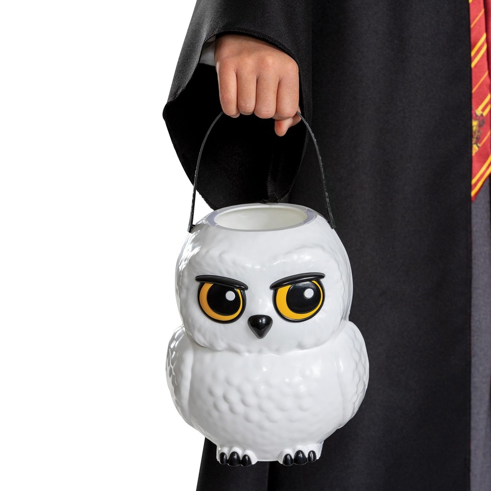 Harry Potter Hedwig Treat Pail - Wizarding World Halloween Candy Bucket