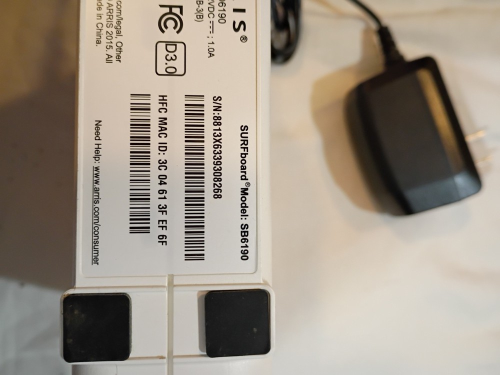 ARRIS SB6190 White