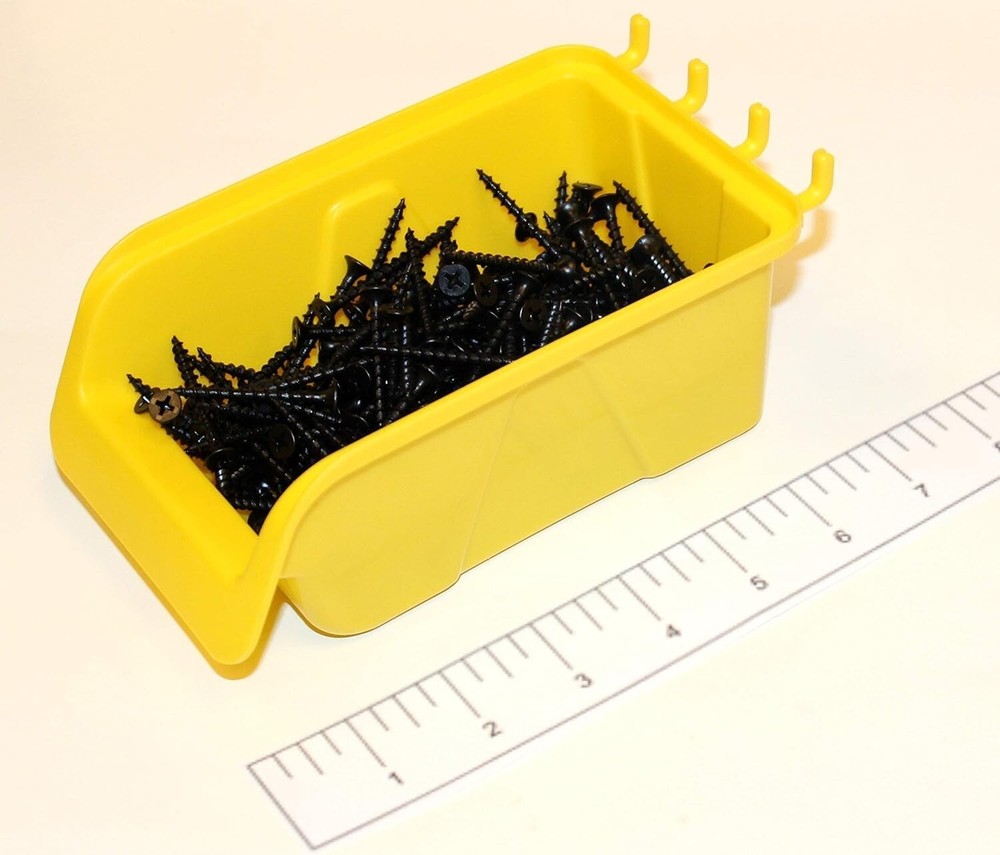 Pegboard Accessories Kit - 8 Bins for Craft & Workshop Storage Solutions