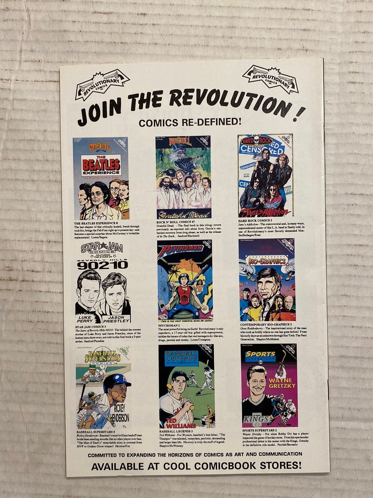 Rock N Roll Grateful Dead 47 Comic Book