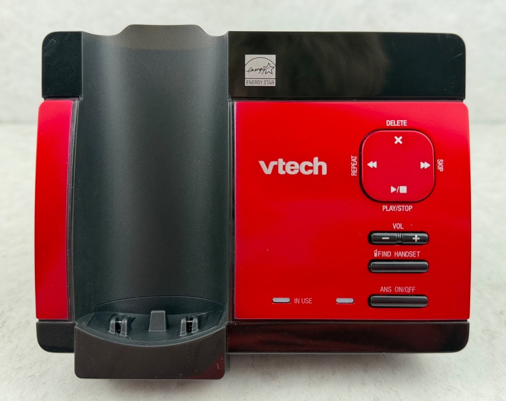 VTech CS5129-26 Replacement Components Transmitter Charging Base Handset Red