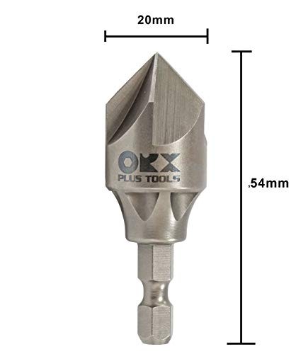 Deburring External Drill Bit, Countersink 2PCS Deburring Chamfer Tool Set