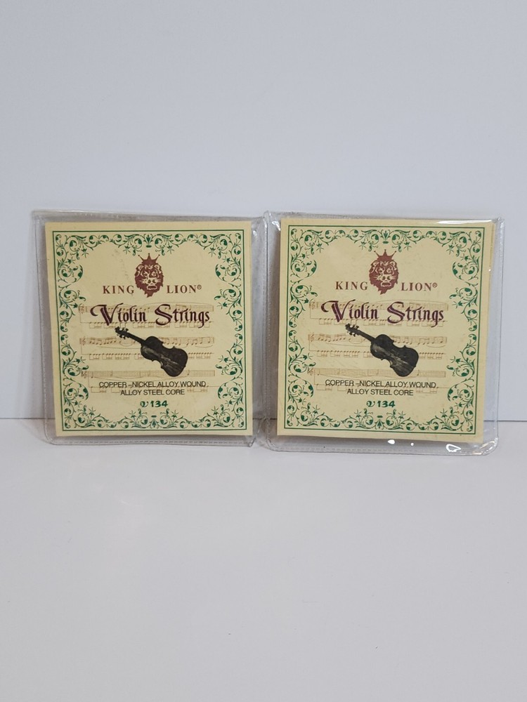 King Lion Violin Strings (Lot Of 2).