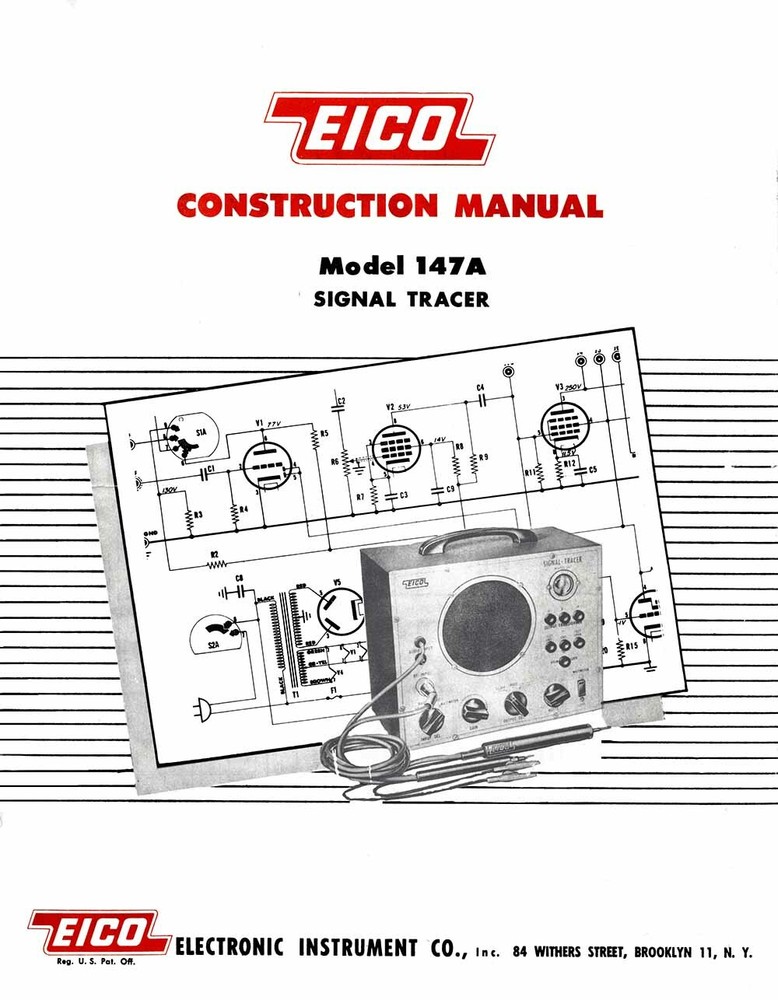 EICO Model 147A Signal Tracer Construction Manual