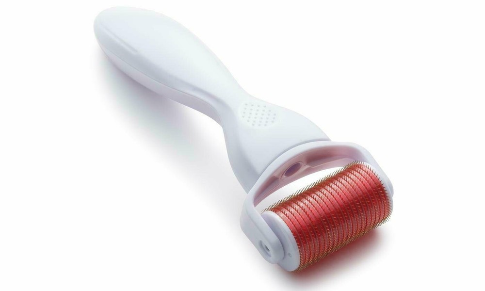 3-in-1 Dermaroller Micro Needling Roller System Kit Gold or Red