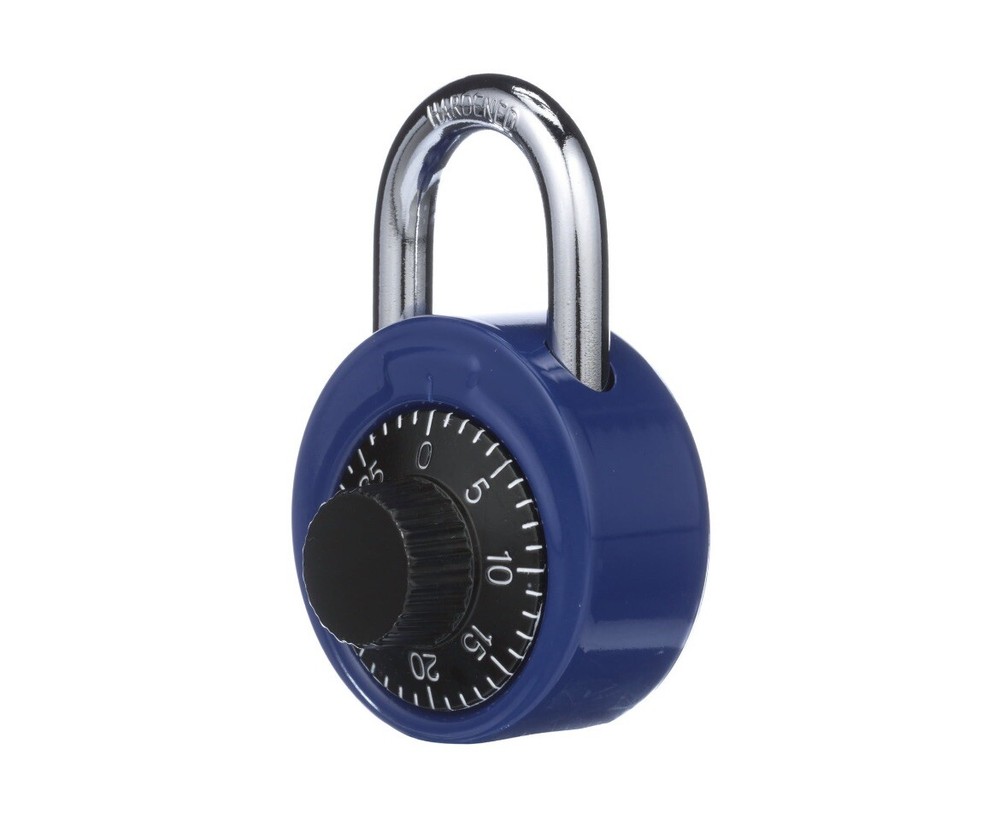 BRINKS 48mm Combination Lock Padlock 7/8 inch Standard Security • Blue