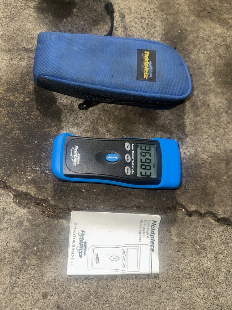 fieldpiece srpm2 lacer digital tachometer