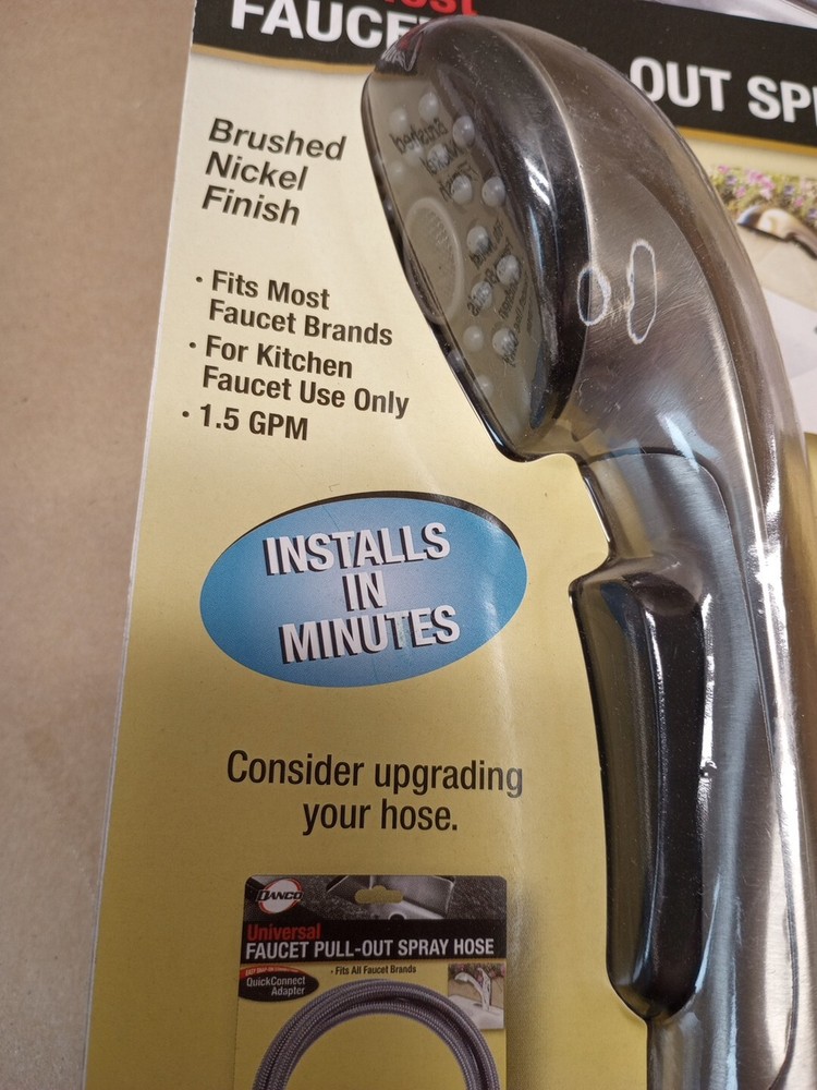 Danco 10409 Pullout Kitchen Spray Head, Brushed Nickel