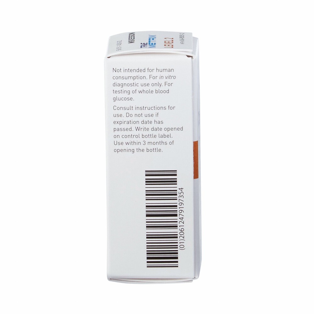 McKesson TRUE METRIX Blood Glucose Control Solution Level 2 3 mL 1 per Box