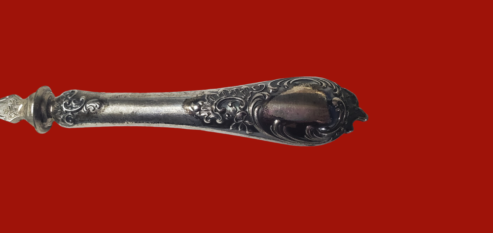 German 800 Silver Hollow Handle Fish Fork 13278