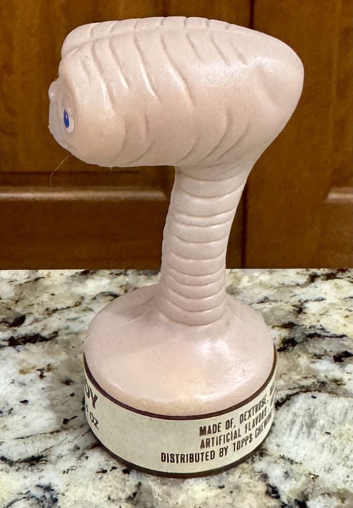 1982 ET Figural Head Movie Candy Container Unopened Condition 2 7/8” High