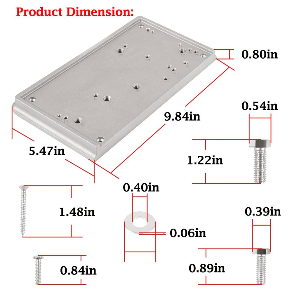 9282 Accessory Base Plate - 3 (Grey) Replacement Fits for RCBS Presses and Tools