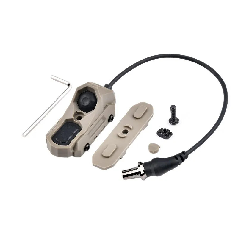 Tactical ModButton Remote Pressure Switch For SF Light Mlok Keymod Crane OGL Dot