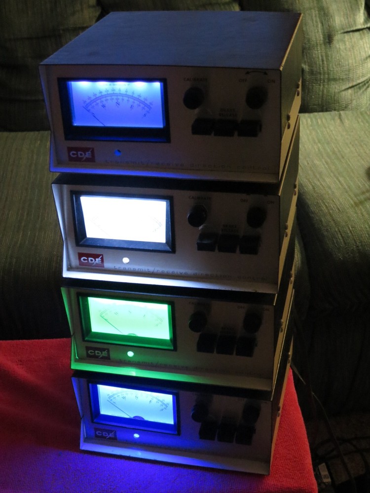 LED conversion Ham Radio Hy-Gain CDE Rotor Box 3 LED light bulb conversion