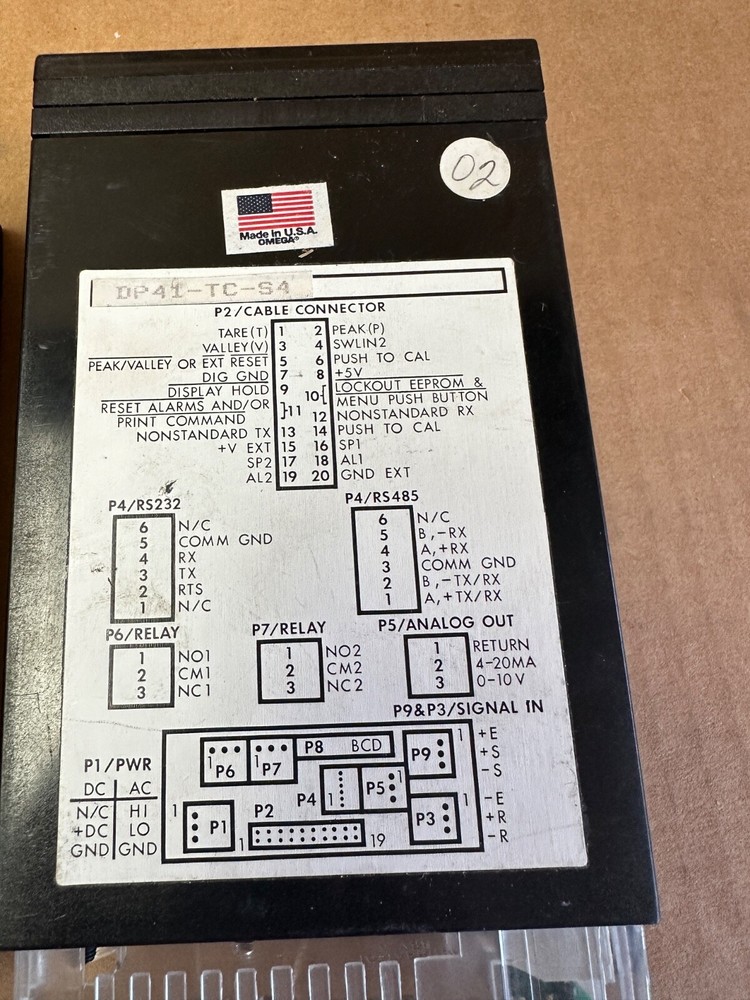 Omega DP41-TC-S4 High Performance Temperature Indicator 115V