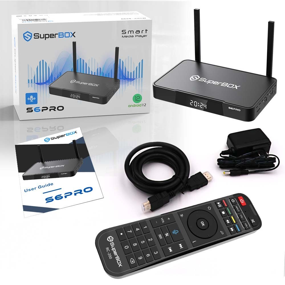 SuperBox S6 Pro 24/7 Support Authorized Distributor Shipped Out Same Day