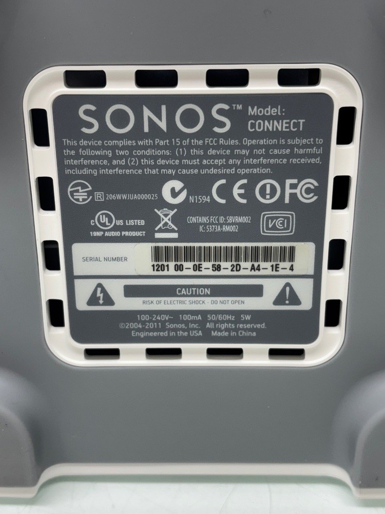 Sonos Connect & Bridge 1st Gen Bundle Kit w/Power Cords