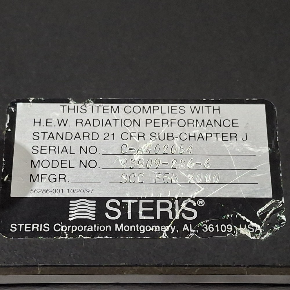 Steris 93909 X-Ray Tabletop Board
