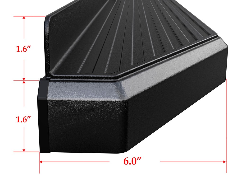 APS Premium 6" Black Side Steps Fit 03-11 Honda Element