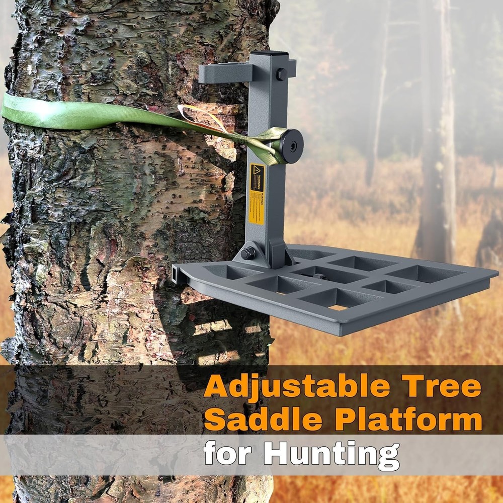 Saddle Hunting Platform, Aluminum Adjustable Tree Saddle Platform, Saddle Hun...