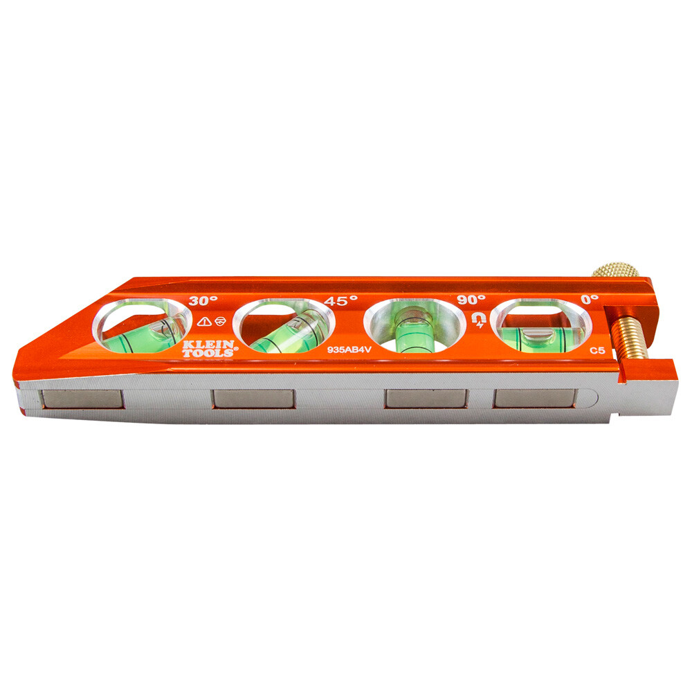 Klein Tools 935AB4V ACCU-BEND™ Level, 4 Vial, REM