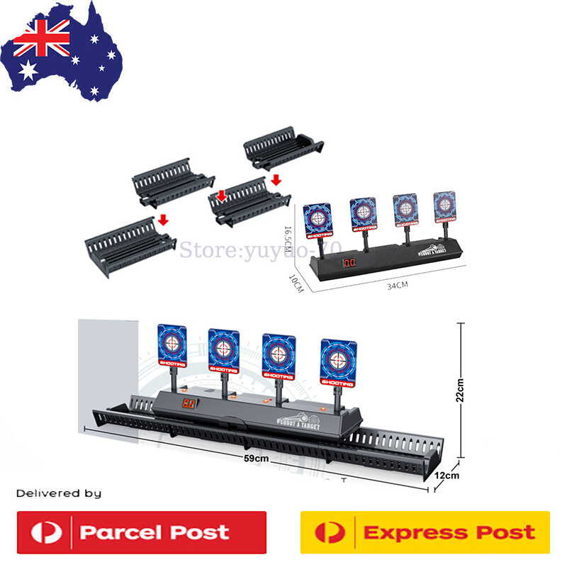 Toy Gun Target Electronic Auto Reset Scoring Shooting Aim Xmas Gift
