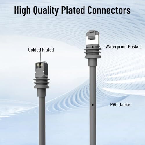 150FT Replacement Cable for Starlink Gen 3, Replacement Starlink 150 Ft Grey