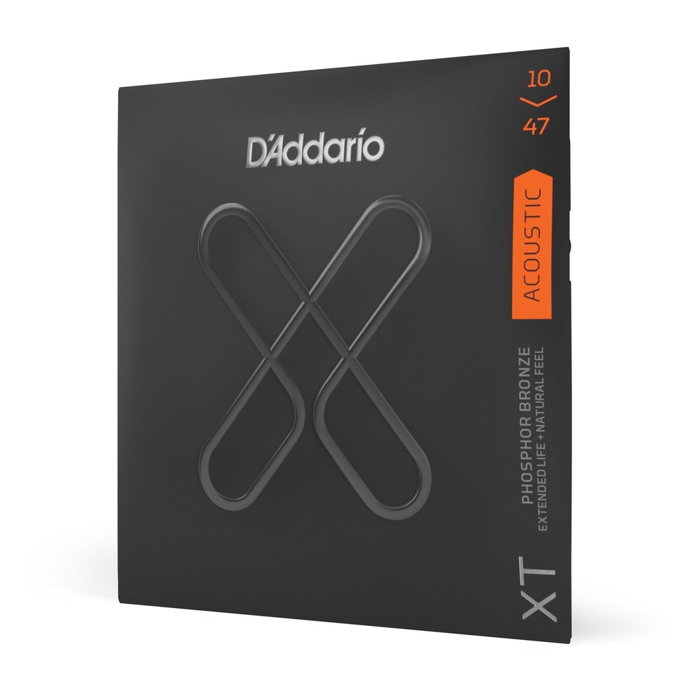 D'Addario Guitar Strings Extended Life Phosphor Bronze Extra Light 10-47