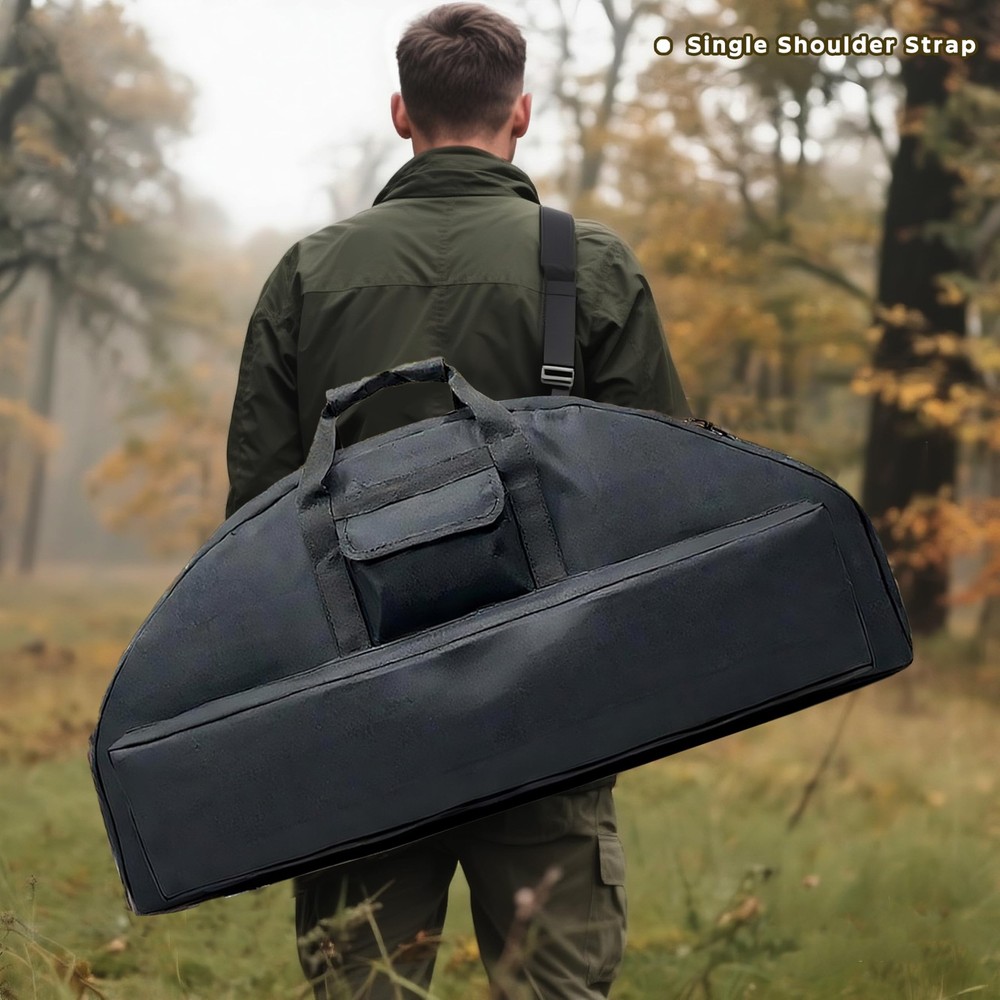 Silfrae Compound Bow Case Soft Bow Padded Case Light-Weight Bow Carry Bag with A