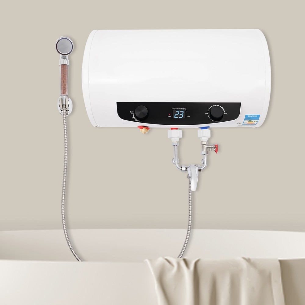 Electric Instant Hot Water Heater Tank Storage Bathroom Shower 30-75℃ 1500W US.