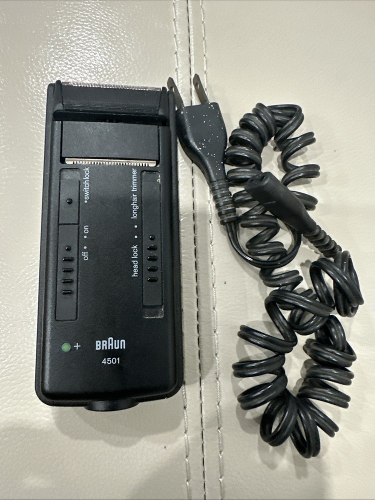 BRAUN German Precision Flex Control Model #4501  Vintage Turns On