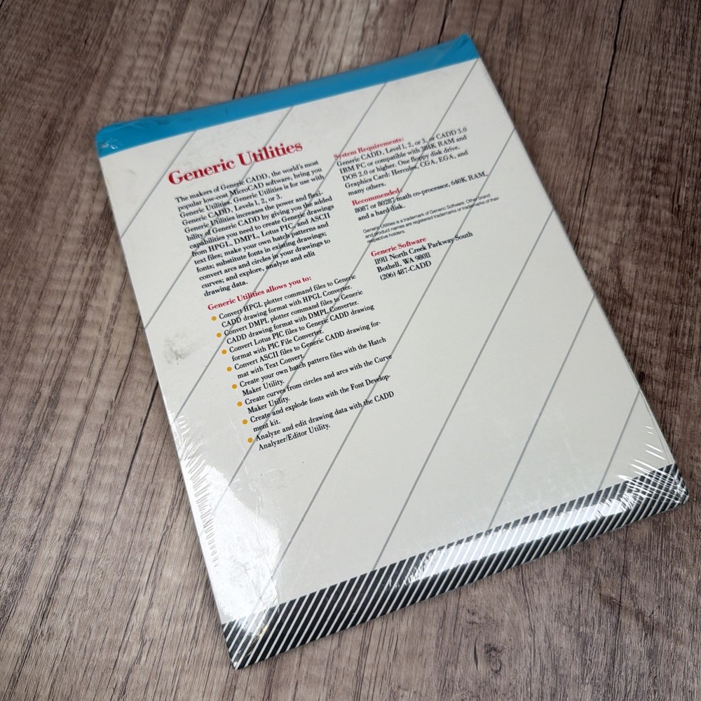 AutoConvert | Generic Utilities | 5.25" Floppy Disk | CADD | C8 Module | SEALED