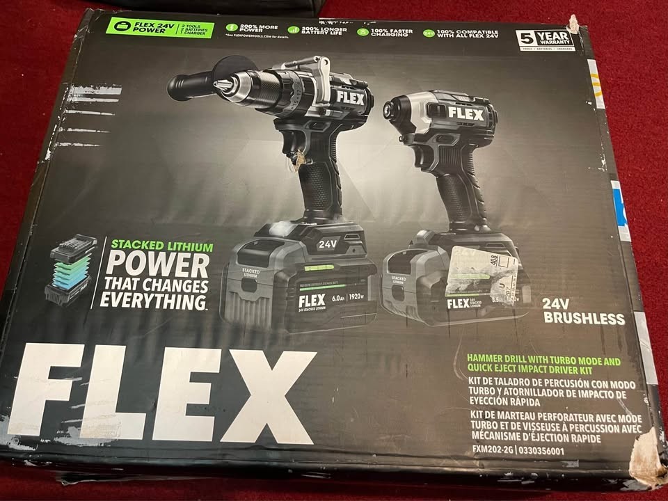 Flex 24V 4 Tool Combo Kit - FXM403-2G