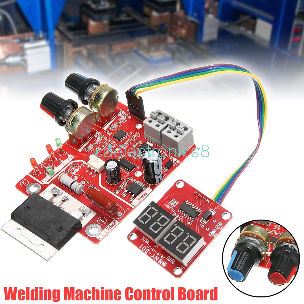100A Time Control Digital Display Current Spot Welder Machine Controller Board C