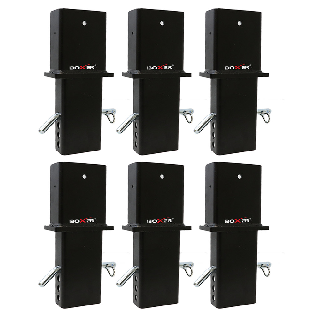 Heavy Duty 6 Pack Trailer Adjustable Stake Pocket 2x4 - Wood Stakes DIY