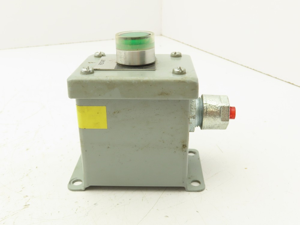 Electromate E1PBGM Green Illuminated Pushbutton Enclosure