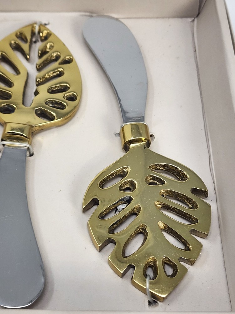 Thirstystone Palm Leaf Spreaders, Gold-Tone