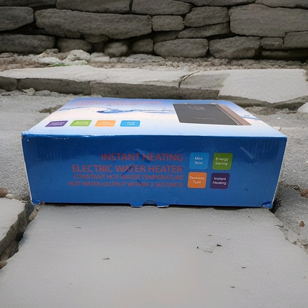 Tankless Electric Water Heater,110V 5500W Under Sink Instant White