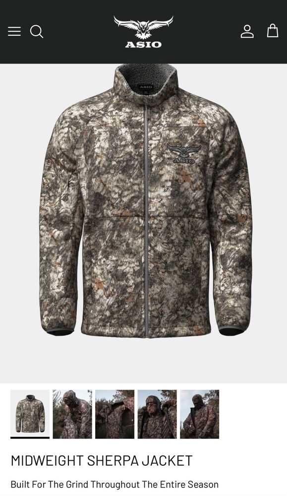 Asio Gear Mid-weight Sherpa Jacket L